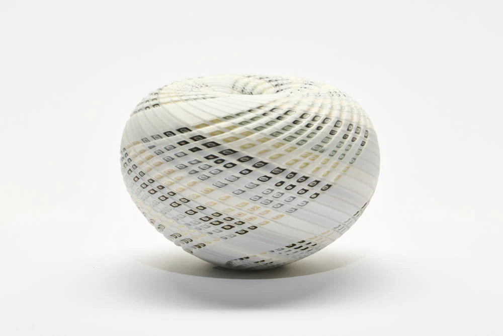 Woven Basket Medium 3 Tone Half Cut - Smolensky Gallery