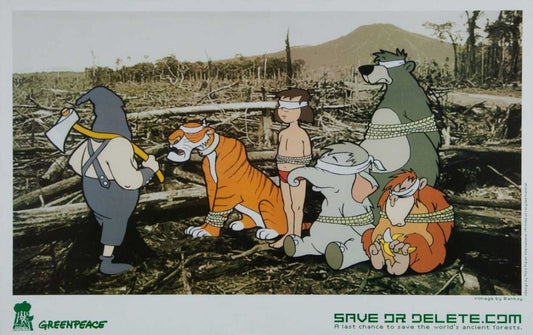 Banksy, Save or Delete (Greenpeace poster), 2002 - Smolensky Gallery