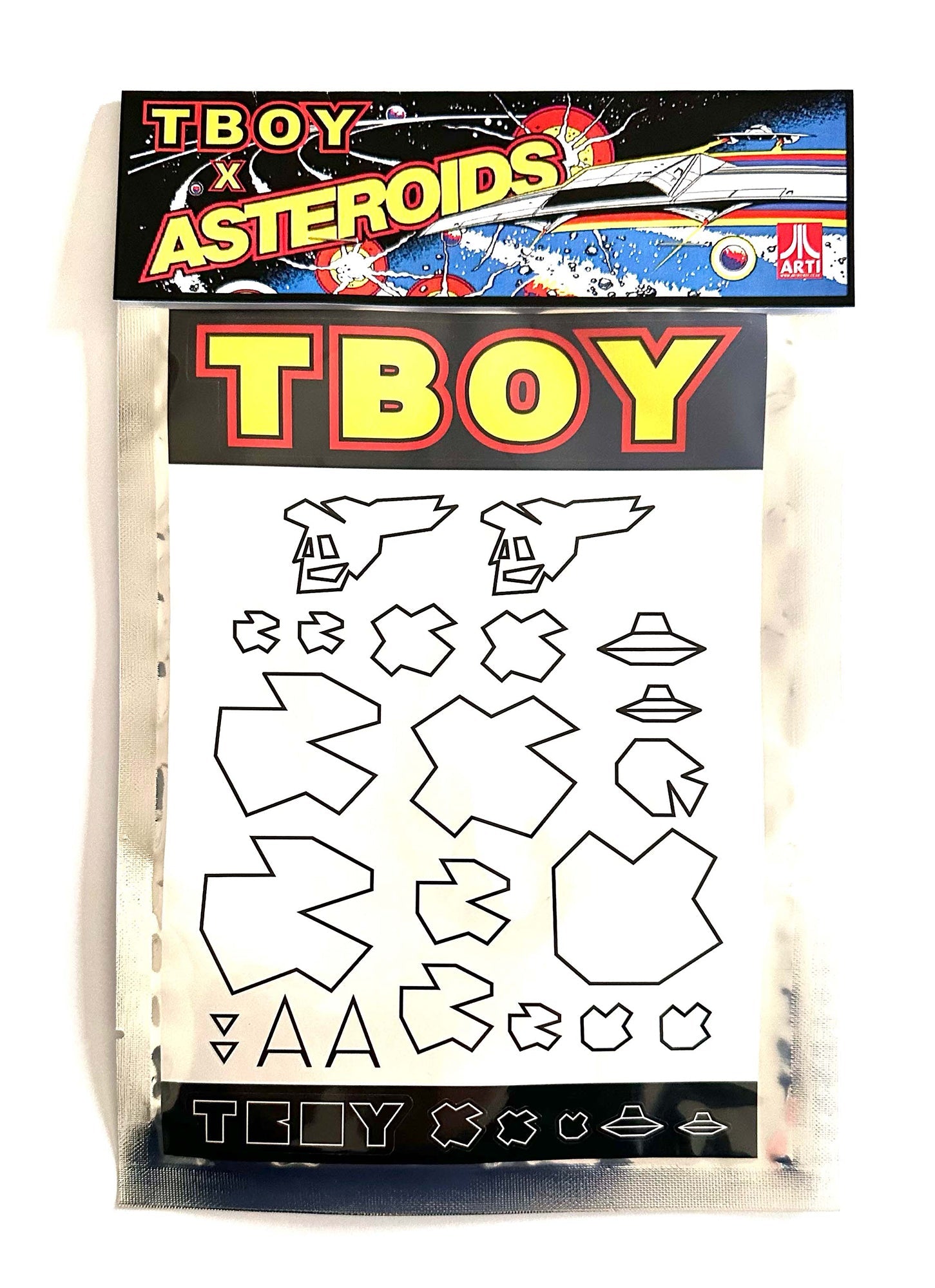 TBOY x ASTEROIDS sticker pack - Smolensky Gallery