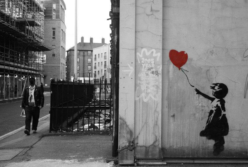 Banksy, Girl with Balloon - Smolensky Gallery