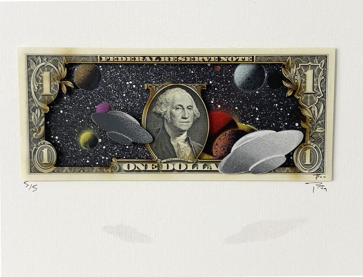 Universal Currency 3D edition $1 bill - Smolensky Gallery